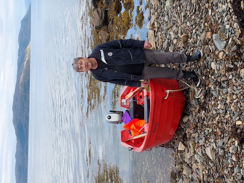Jan Fredrik vært på fisketur.
